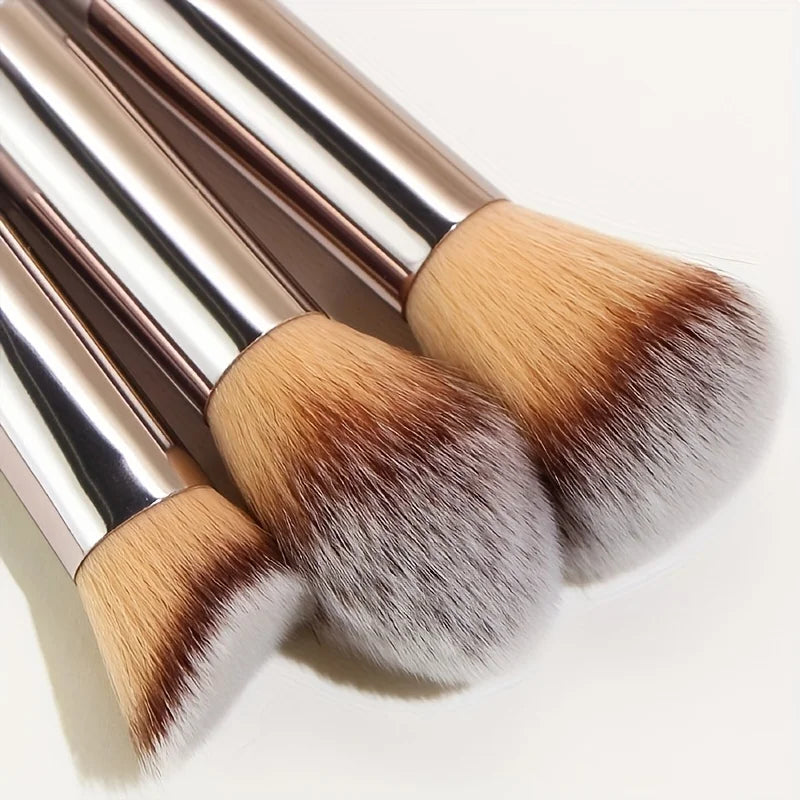 Champagne Gold Makeup Brush Set